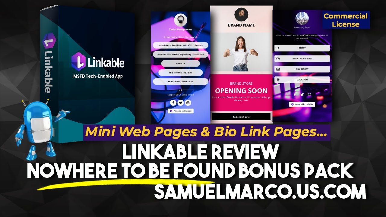Linkable Review & Bonus Offer - Watch Linkable Review & Get NoWhere To Be Found Bonuses