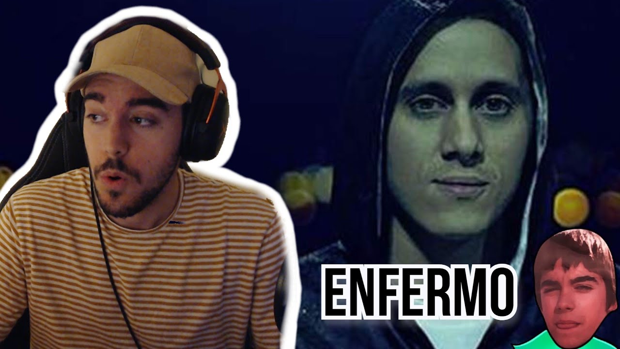ESPAÑOL REACCIONA A | CANSERBERO - ENFERMO (LYRIC VIDEO)