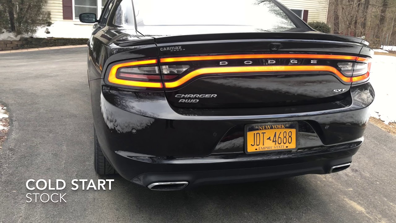 Borla S-Type Catback on a 2015 Dodge Charger SXT (V6)