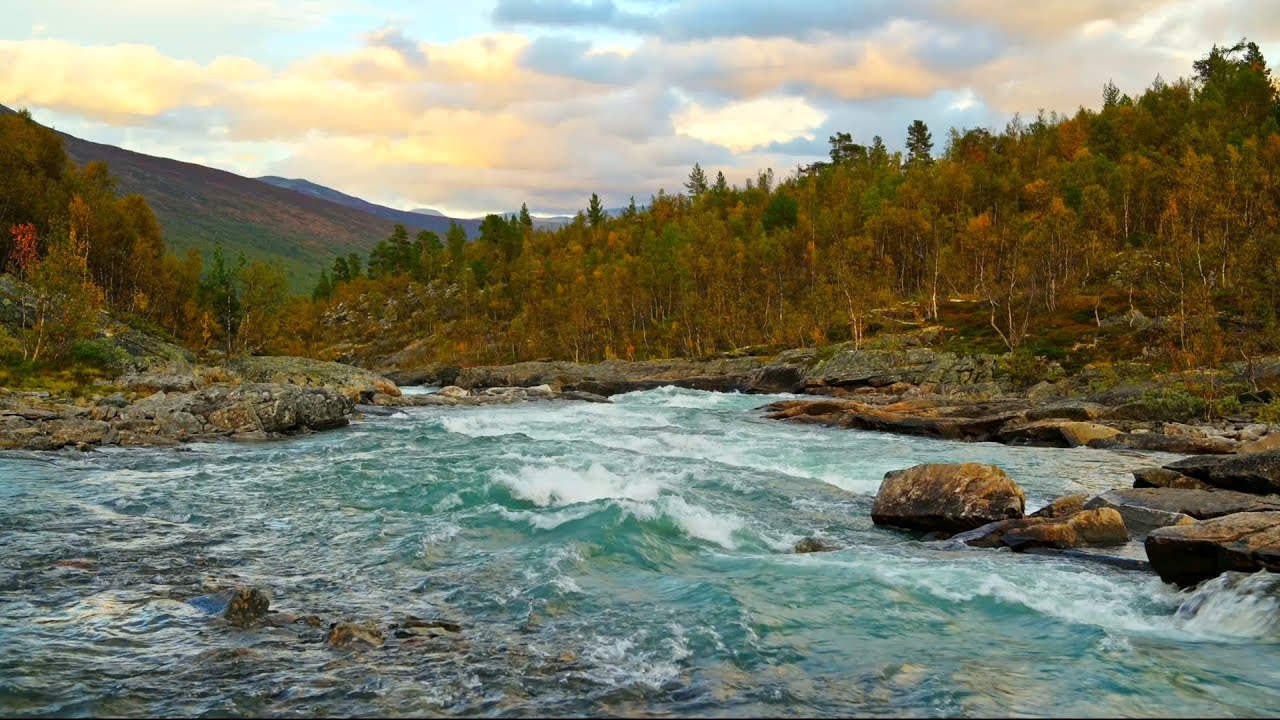 🌊 Soothing River Sounds &ndash; Stuttgongen, Norway | Tranquil Nature of Strynefjellet [4K]