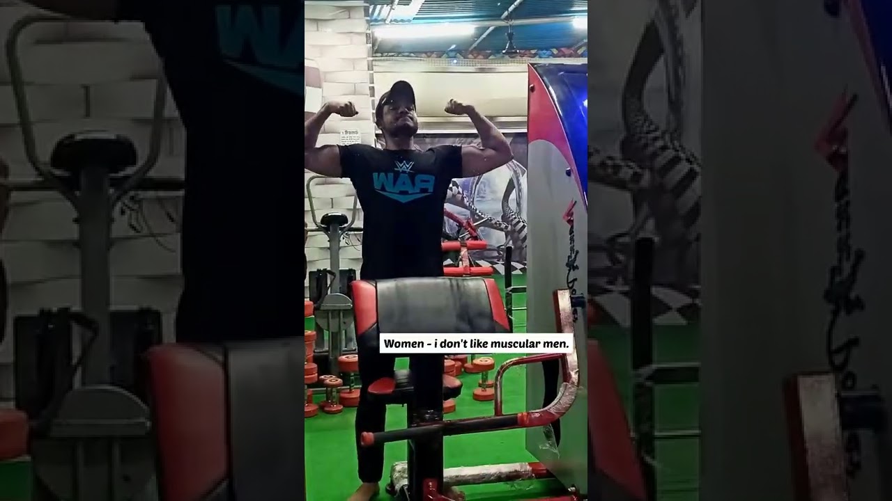 Women - i don't like muscular men || Also Women 😂😆 || Motivations Gym Status || 