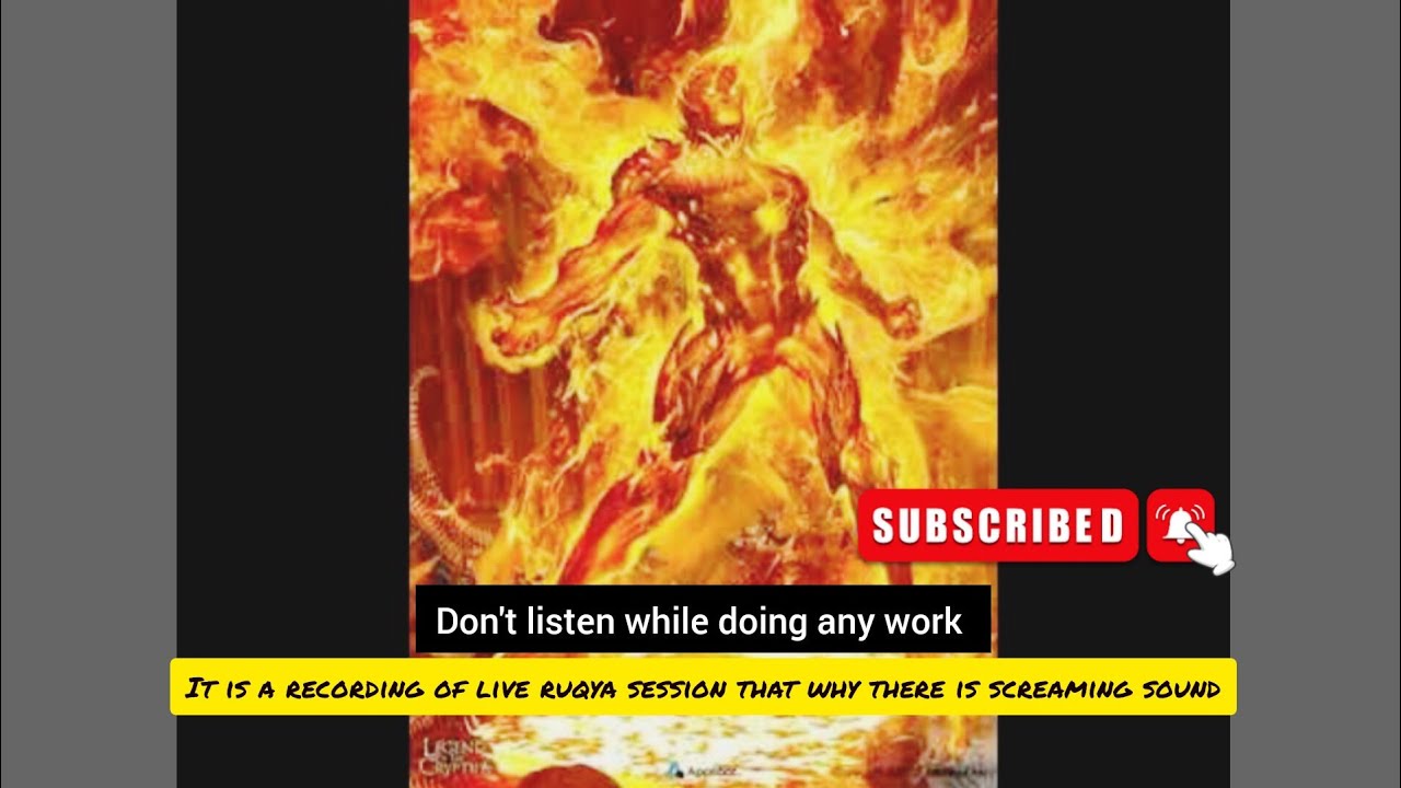 RUQYAH TO BURN AND KILL JINNS,LUSTFUL JINNS,SNAKES,SIHIR,BLACK MAGIC,EVIL EYE  رقية حرق الجن