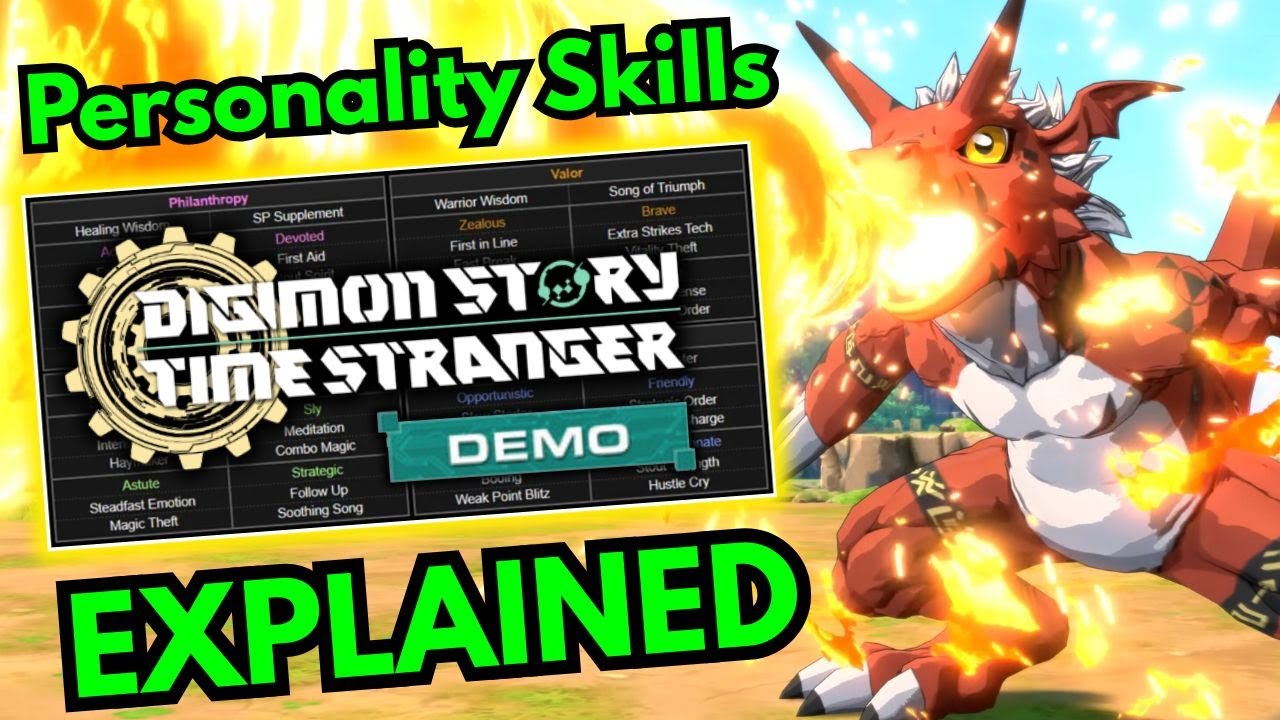 Digimon Story: Time Stranger Personality Skills EXPLAINED! Ability Guide + Tips and Tricks!
