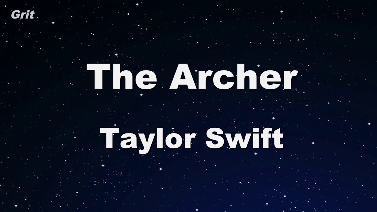 The Archer - Taylor Swift Karaoke 【No Guide Melody】 Instrumental