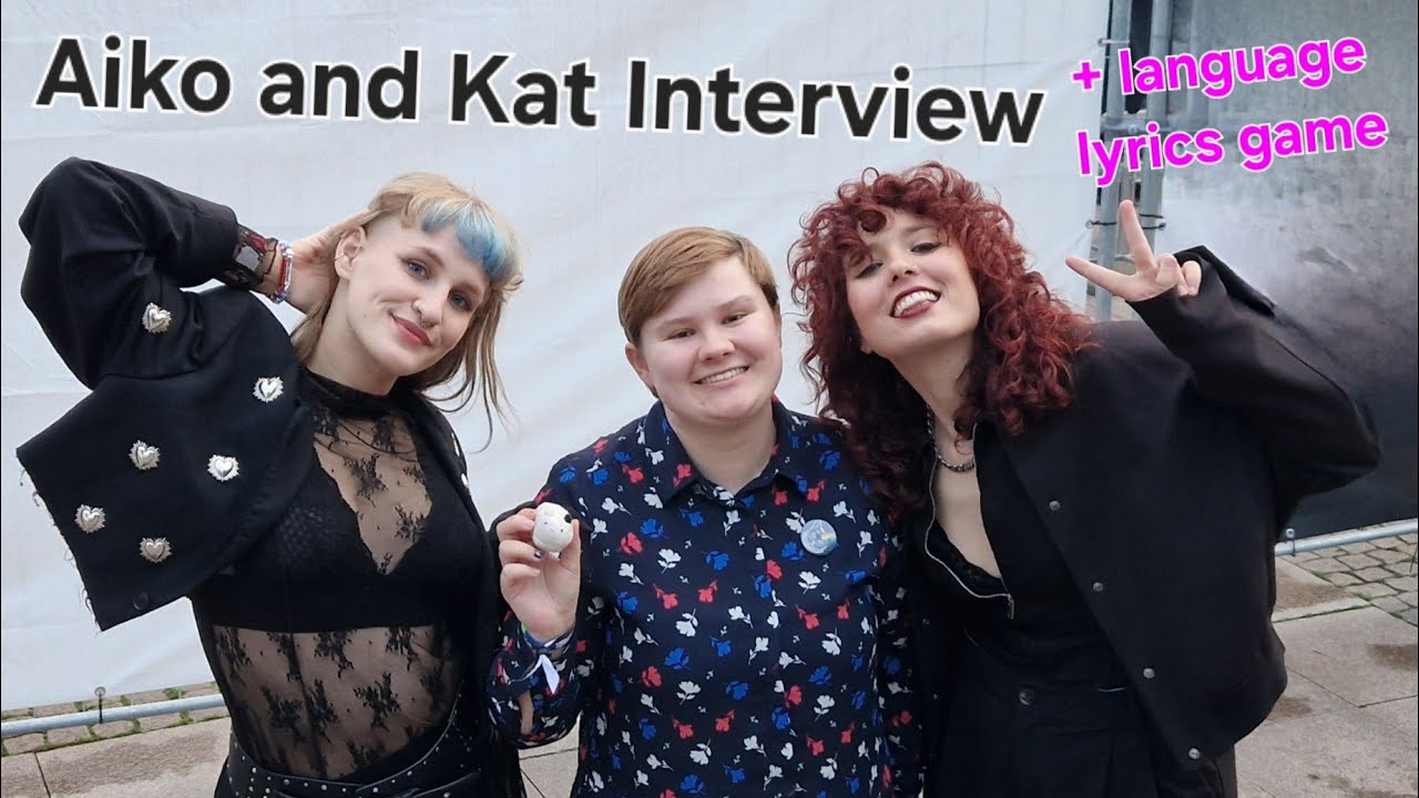 Aiko and Kat Interview and language lyrics game 03.08.2025 @ Hamburg Pride (Eurovision 2024 Czechia)