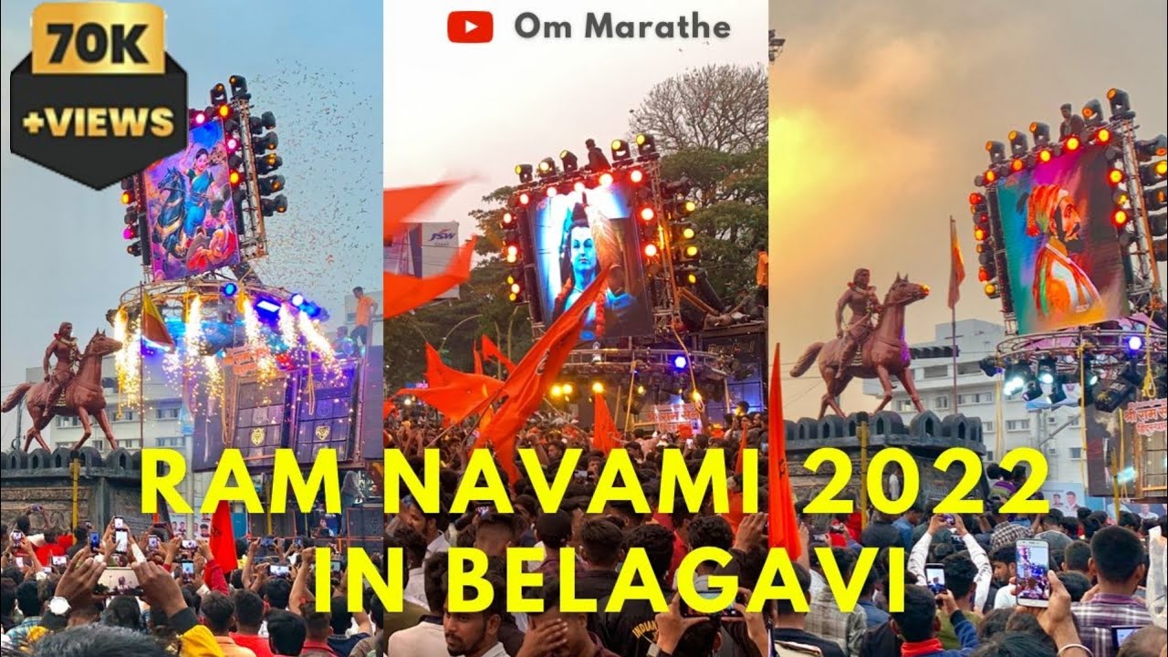 Ram Navami🚩 Celebration 2022 in Belagavi With Vighnaharta Sound Belagavi. (PART 1)
