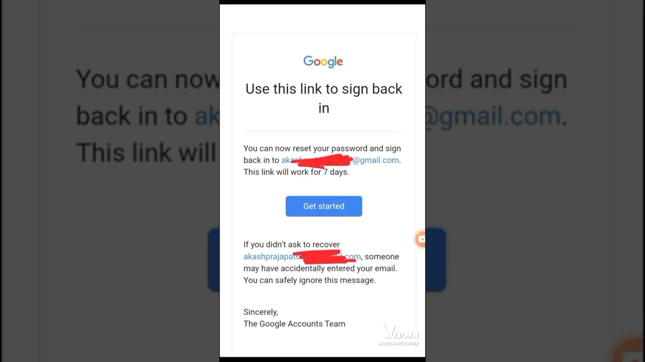 8 Digit Backup code recover #shorts। Gmail account recovery link