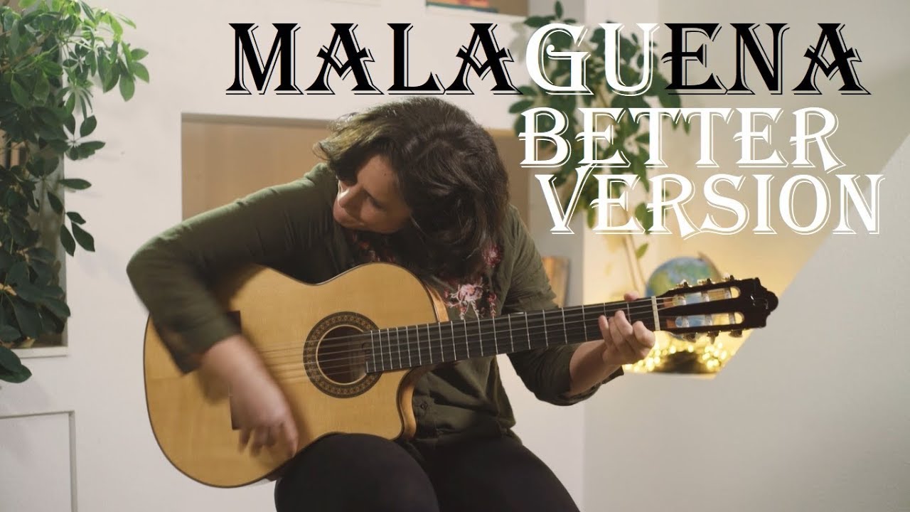 Malaguena flamenco guitar (better version) with TAB!