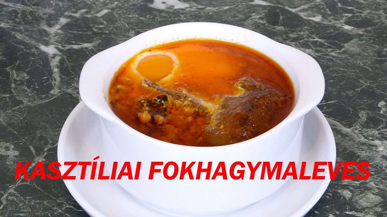 KASZTÍLIAI FOKHAGYMALEVES (Sopa castellana), avagy a szegények levese - SPANYOL FALATOK ANGELLEL
