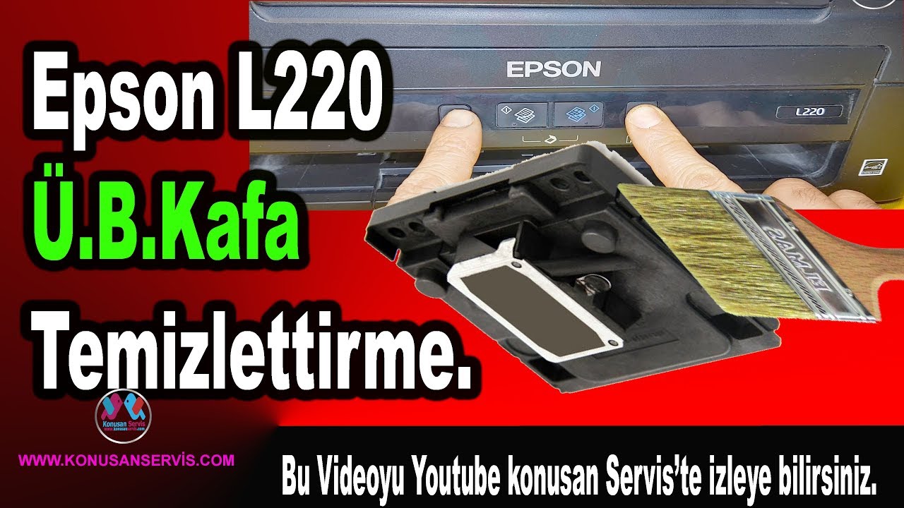 Epson L220 Üzerinden Baskı Kafa Temizlettirme Nasıl Yapılır Bölüm. 564.