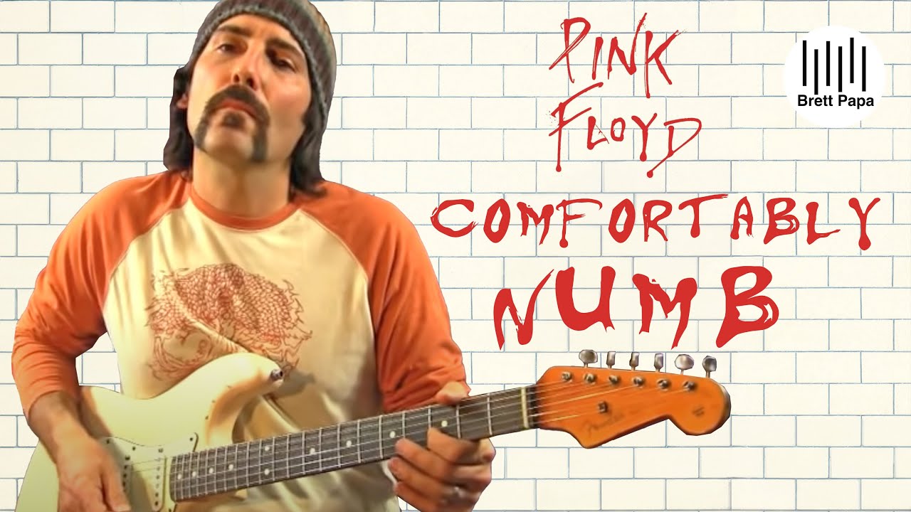 Pink Floyd - Comfortably Numb - Chords and First Solo - Guitar Lesson