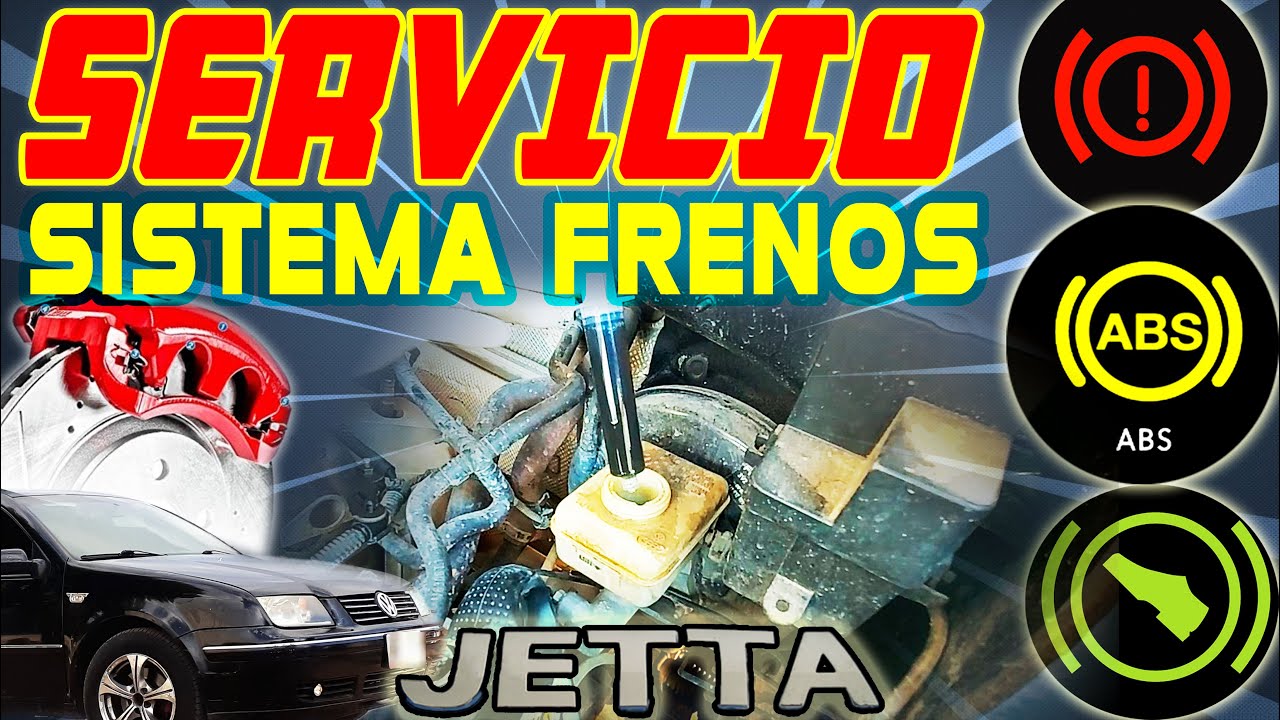 MANTENIMIENTO al SISTEMA DE FRENOS JETTA a4 | Cómo REVISAR ruido de frenos Clasico, Bora, Golf
