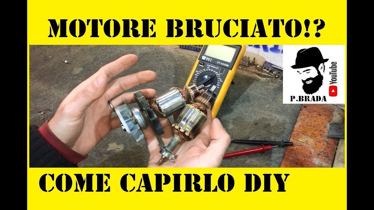 Come riconoscere un utensile con motore bruciato Fai da Te
