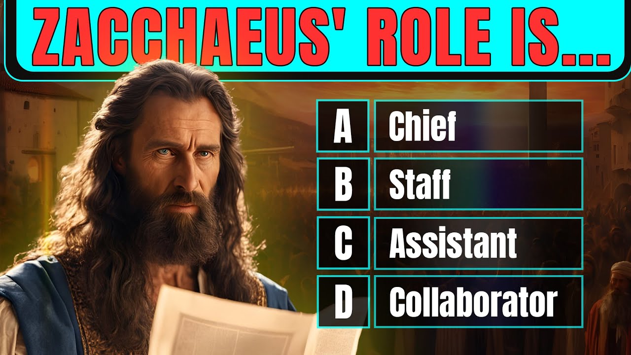 Life of Tax Collectors in The Bible | Matthew and Zacchaeus | 25 Bible Questions | The Bible Quiz