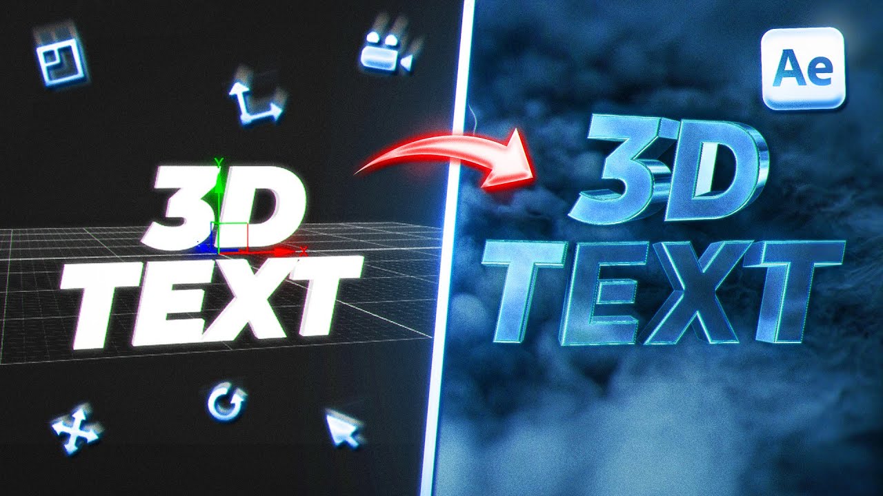 Как создать реалистичный 3D-текст в After Effects с помощью Element 3D!! (Легко)