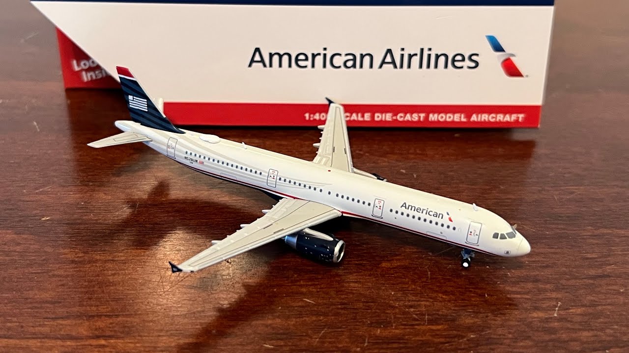 Gemini Jets American Airlines A321 (US Airways Heritage Livery) Unboxing 