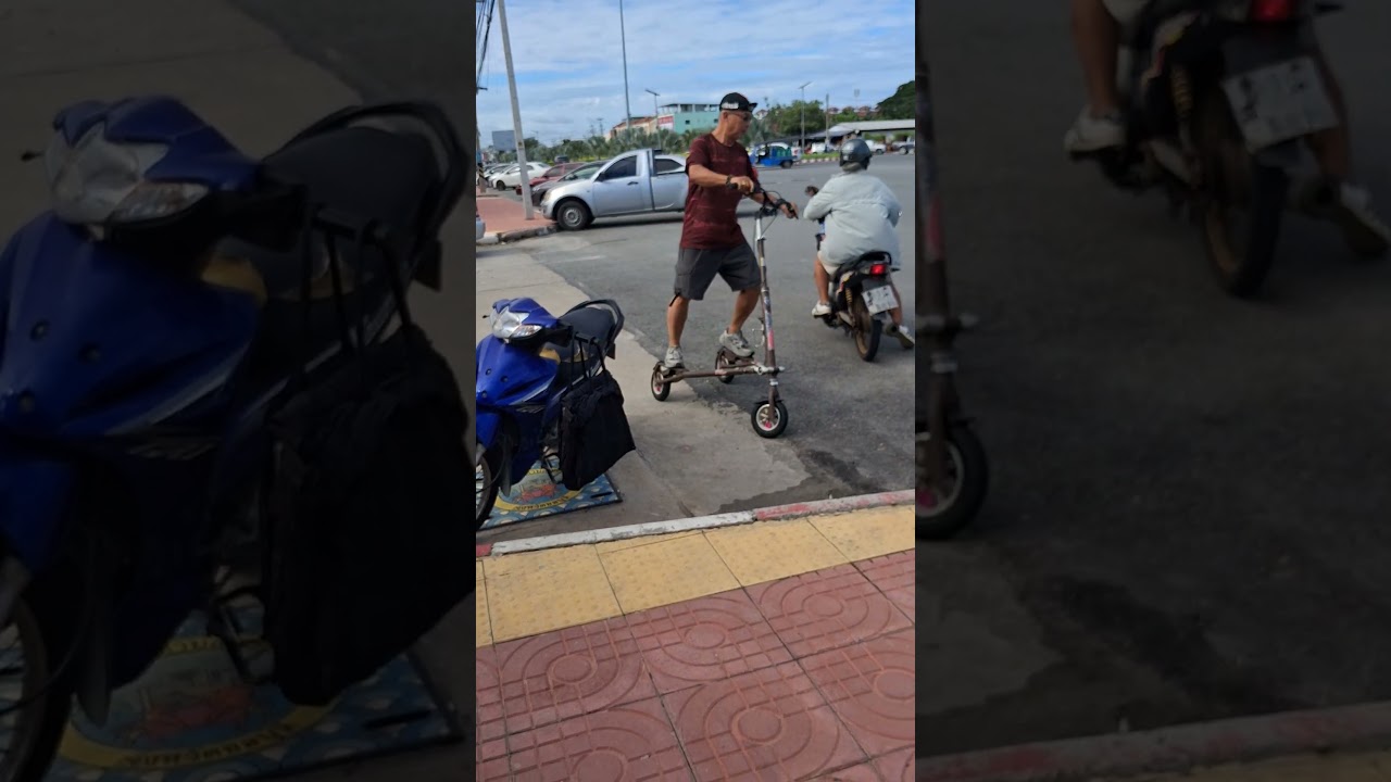 Trikke Professional Mobility Spotted In Chonburi City - Thailand #trikke #bike #mobility #shorts