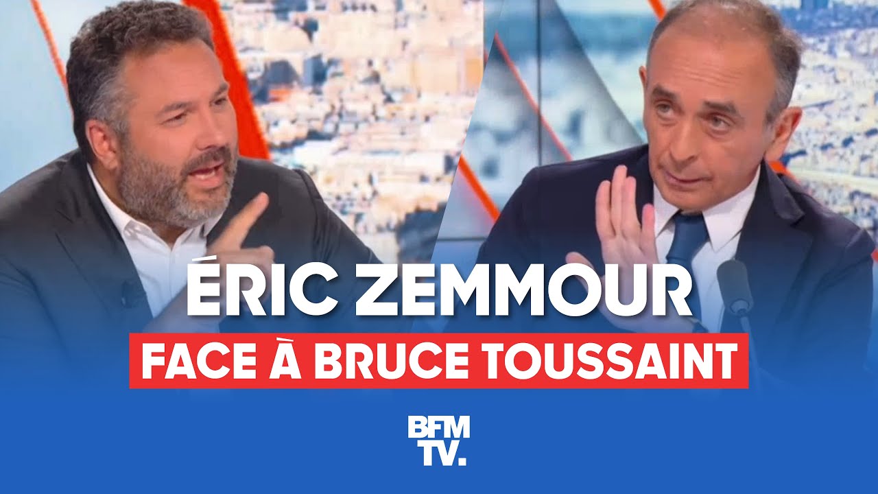 Eric Zemmour face à Bruce Toussaint : BFM a fait une présentation scandaleuse des attaques à Brest