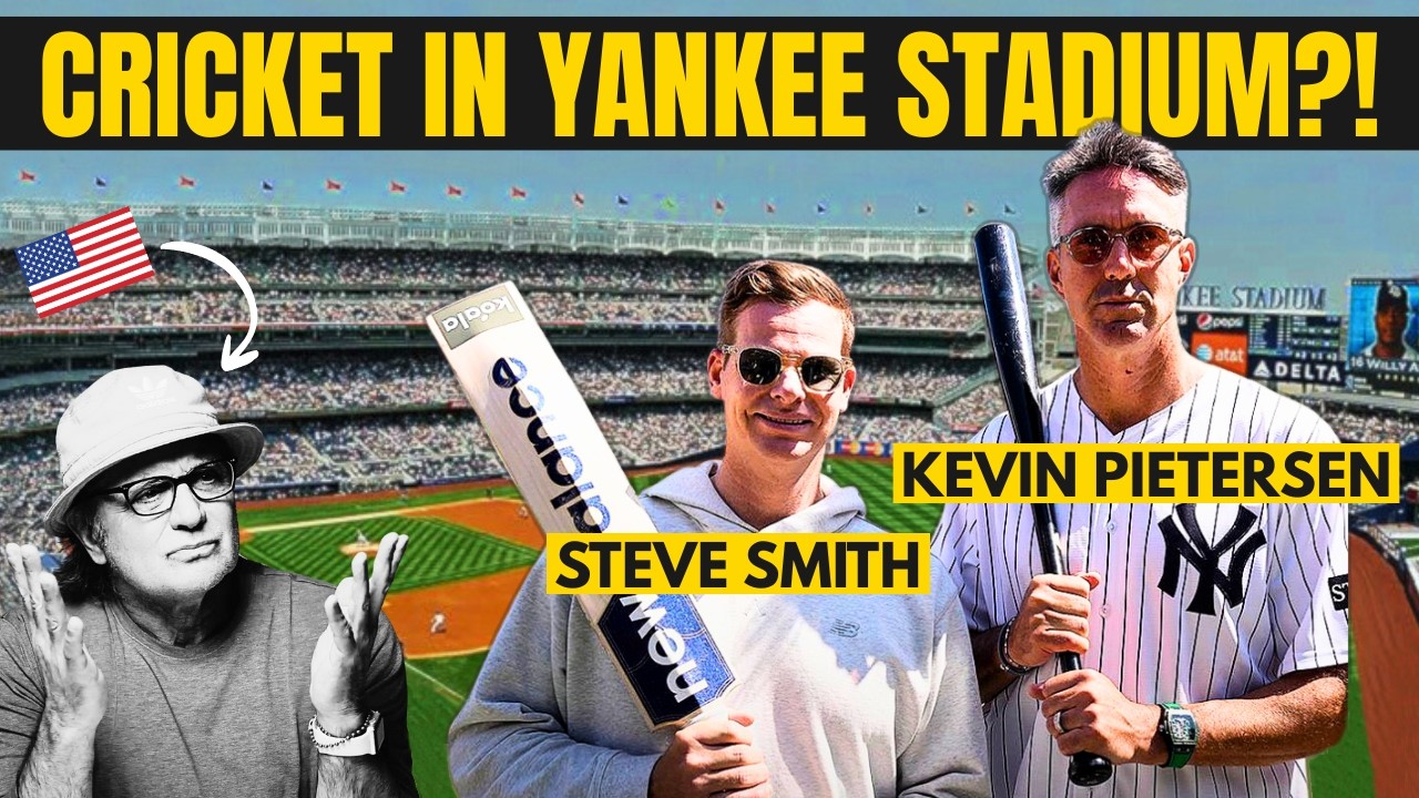 Baseball Fan Reacts: Cricket Power at YANKEE STADIUM?! | Smith & Pietersen