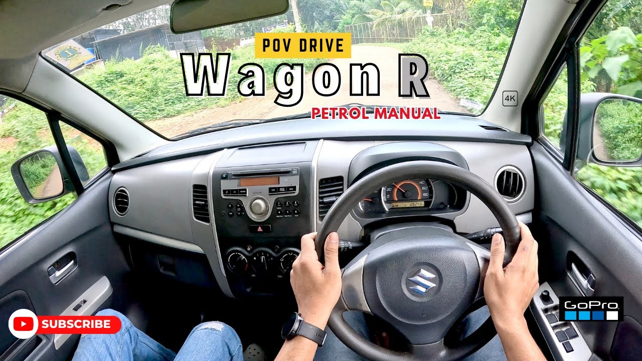 Maruti Wagon R VXI | POV Test Drive | Petrol Manual | Narrow road drive | Jonnxoo
