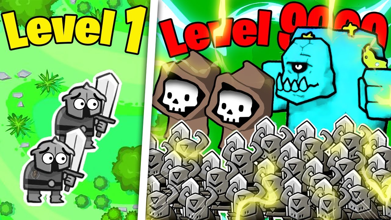 Turning BABY ARMY into GOD ARMY in Click To Necromance!