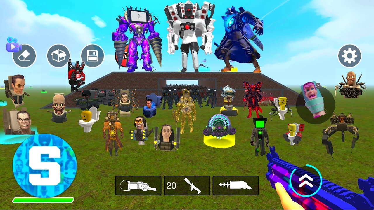NEXTBOTS В ИГРОВОЙ ПЛОЩАДКЕ НОВОЕ ОБНОВЛЕНИЕ ПЕСОЧНИЦА TVMAN МЕХА, ДРЕЛЬ ТИТАН ПРОТИВ СКИБИДИ ТУА...