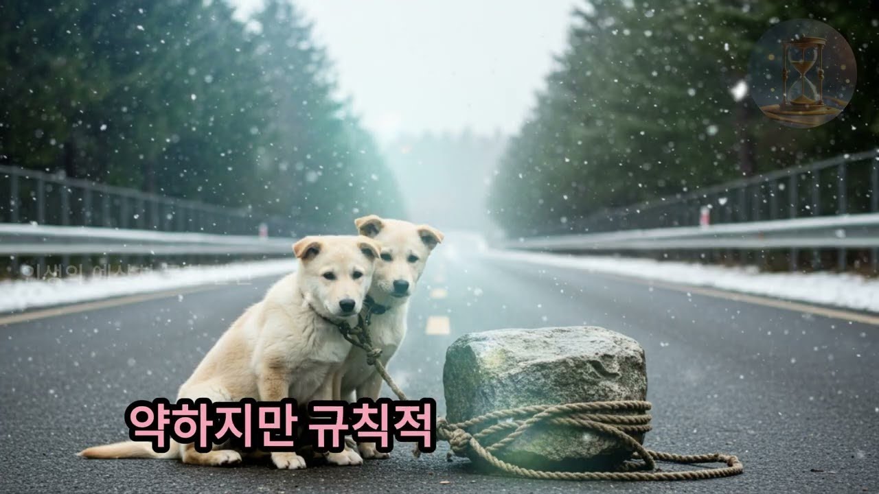 잔인한 남자가 두 마리 개를 고속도로에 버렸다… 하지만 그들을 구한 존재는 상상도 못했다!
