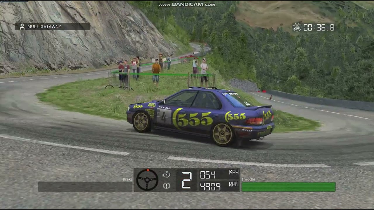 SLALOM FRANCIA RBR SUBARU IMPREZA GC8 555 GrA TEST