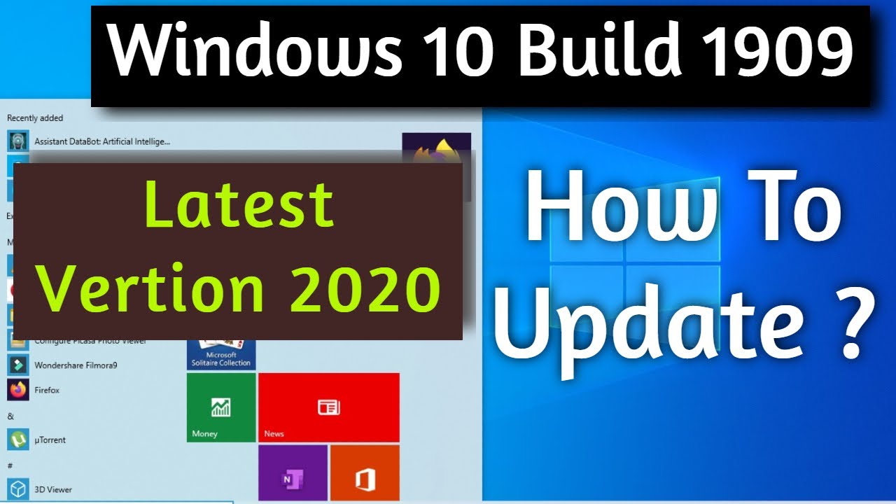 How To Download Windows 10 update 1909 | Windows 10 Update 1909 | Latest Version Windows 10 Update