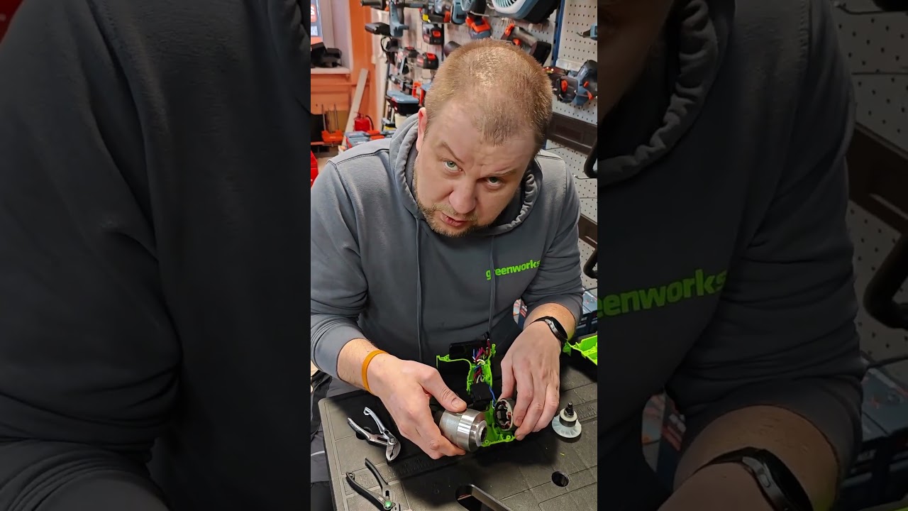 Разобрали винтовёрт Greenworks ID3170