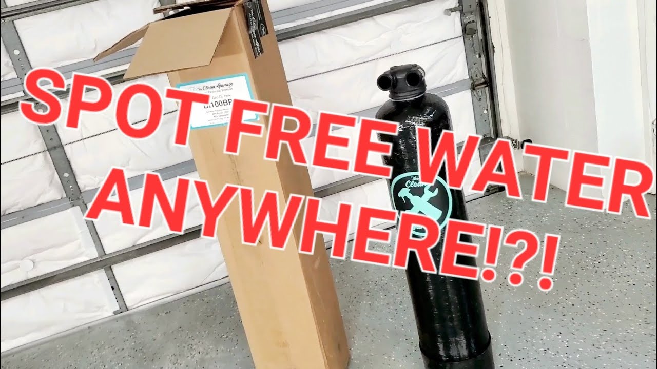 Spot free water anywhere??? We review The Clean Garage DI Filter system!