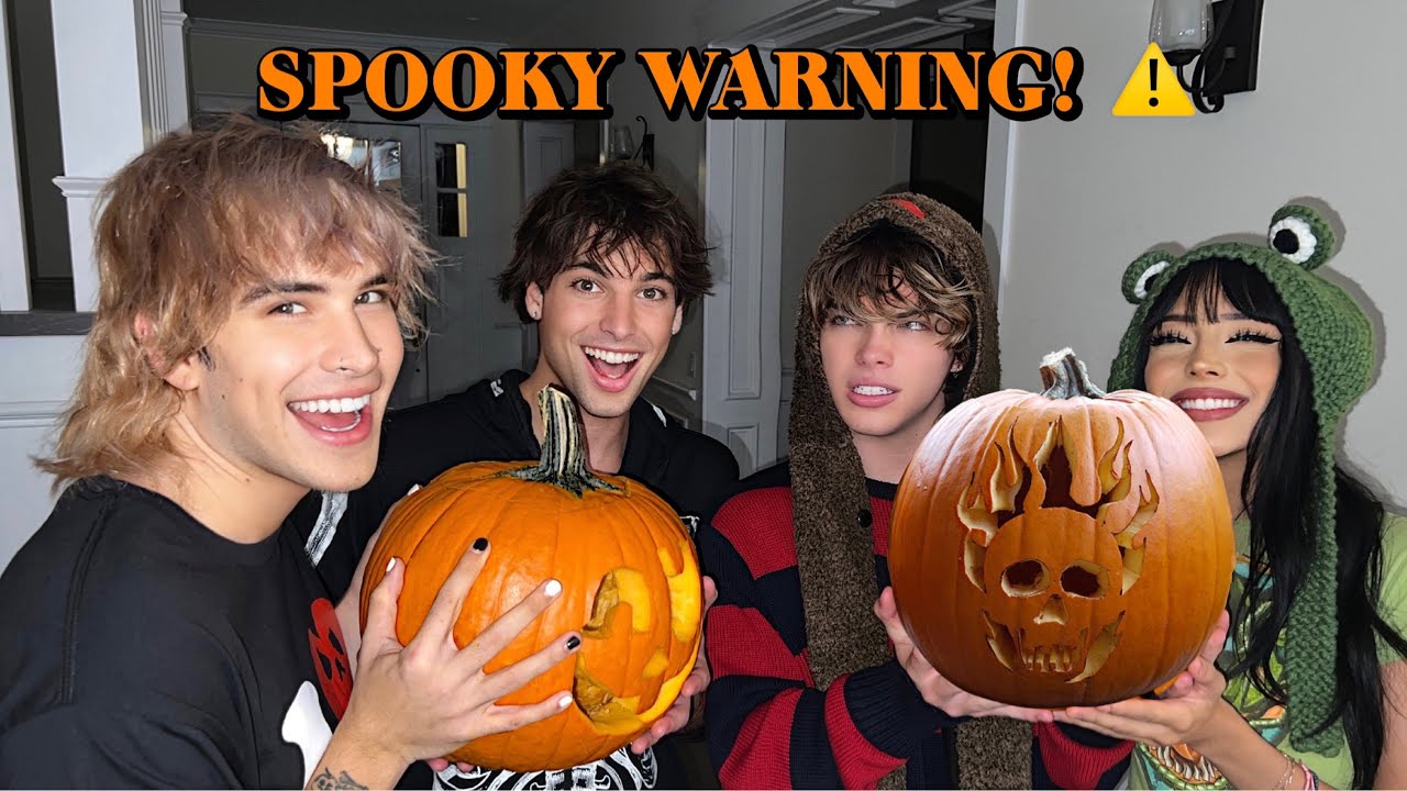 PUMPKIN CARVING GOES INSANELY WRONG FT/ JAKE WEBBER