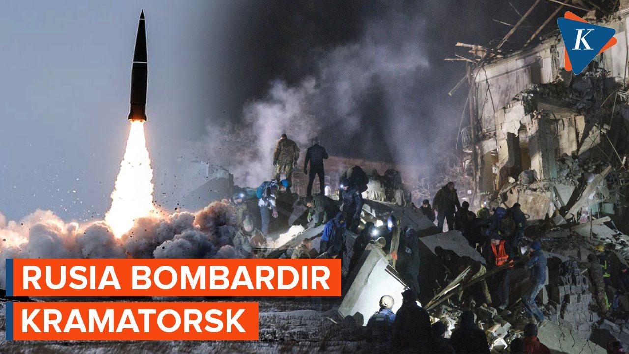Rudal Rusia Hancurkan Apartemen di Kota Kramatorsk