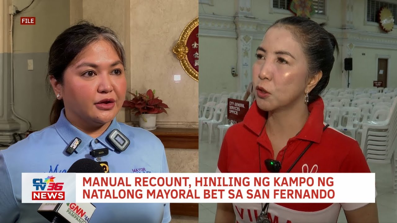 ICYMI: Manual recount, hiniling ng kampo ng natalong mayoral bet sa San Fernando | CLTV36 News Clip
