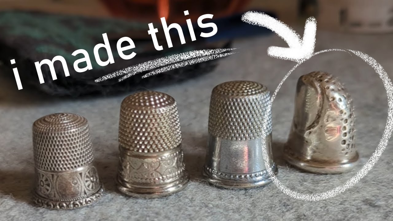 I Hand Made a Custom Silver Thimble