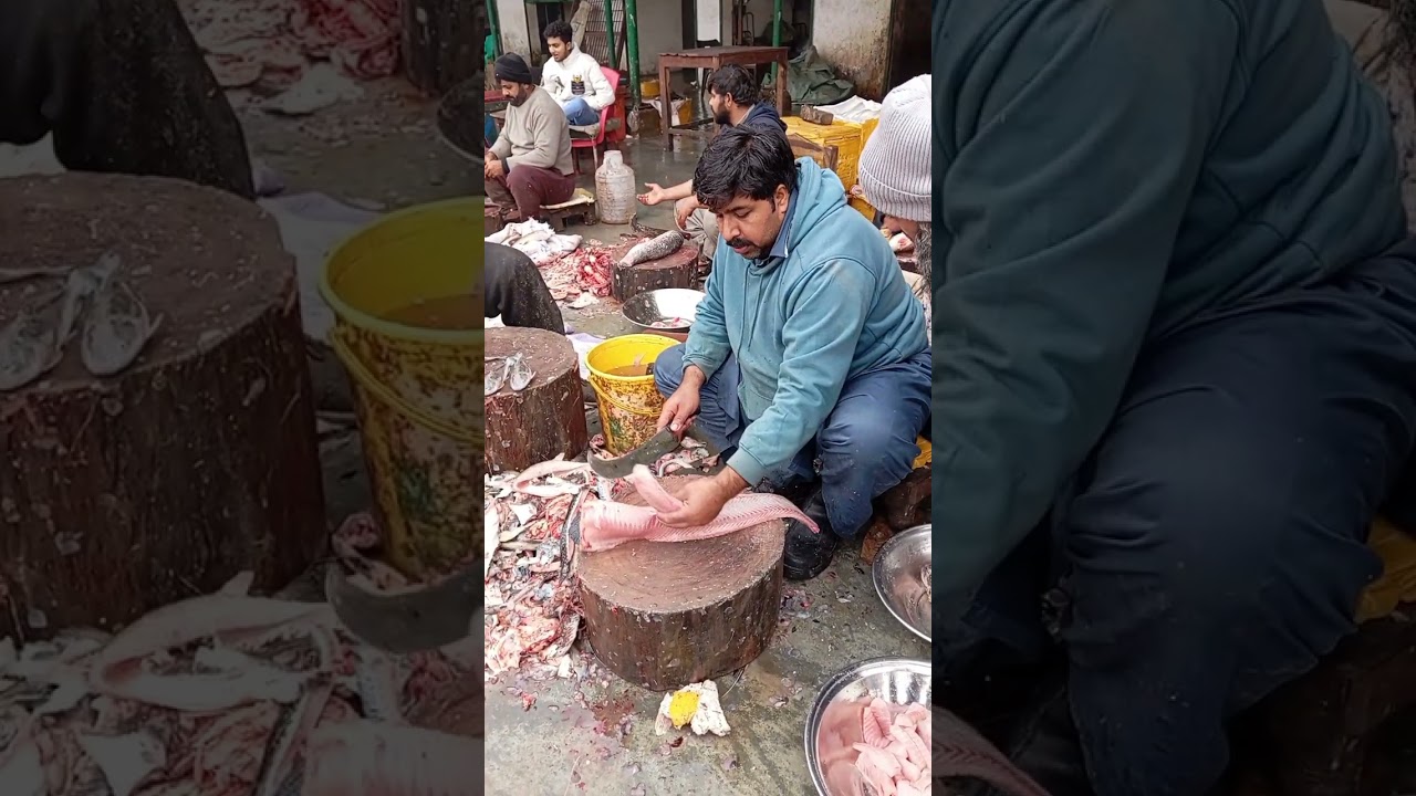 Lahore Fish Market Master: Cutting Huge Sole Fish Fillets! 🤯