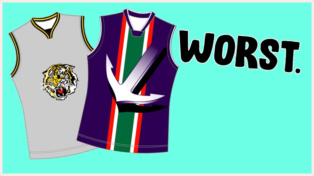 Reviewing the WORST AFL jumpers in history