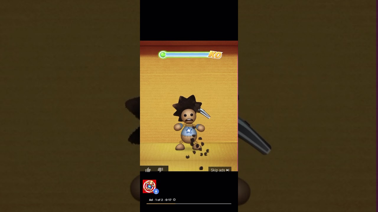 Kick the Buddy Haircut Ad