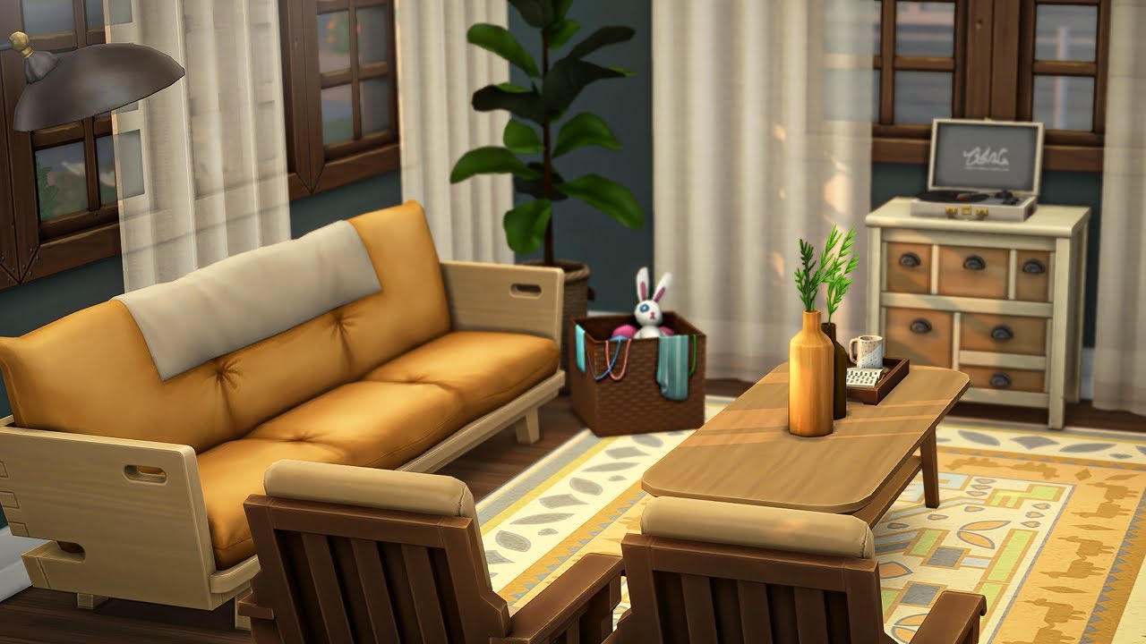 Новый уютный дом «Блины» для моего сохранения (Sims 4 Быстрая меблировка)