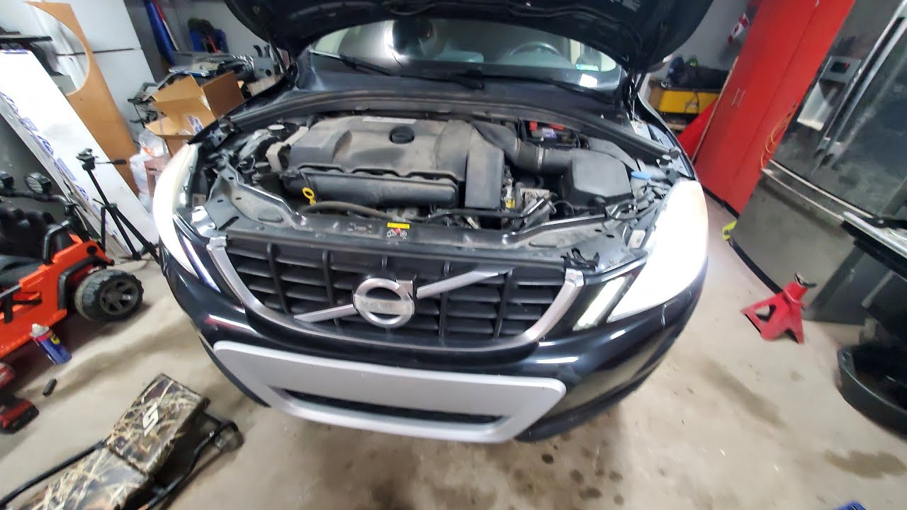 Проверка уровня трансмиссионной жидкости Volvo XC60 T6