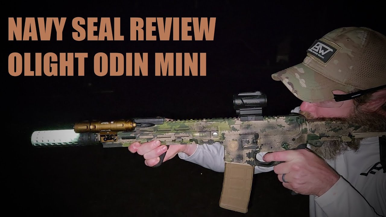 Navy SEAL Olight Odin Mini Weapon Mounted Flashlight Review
