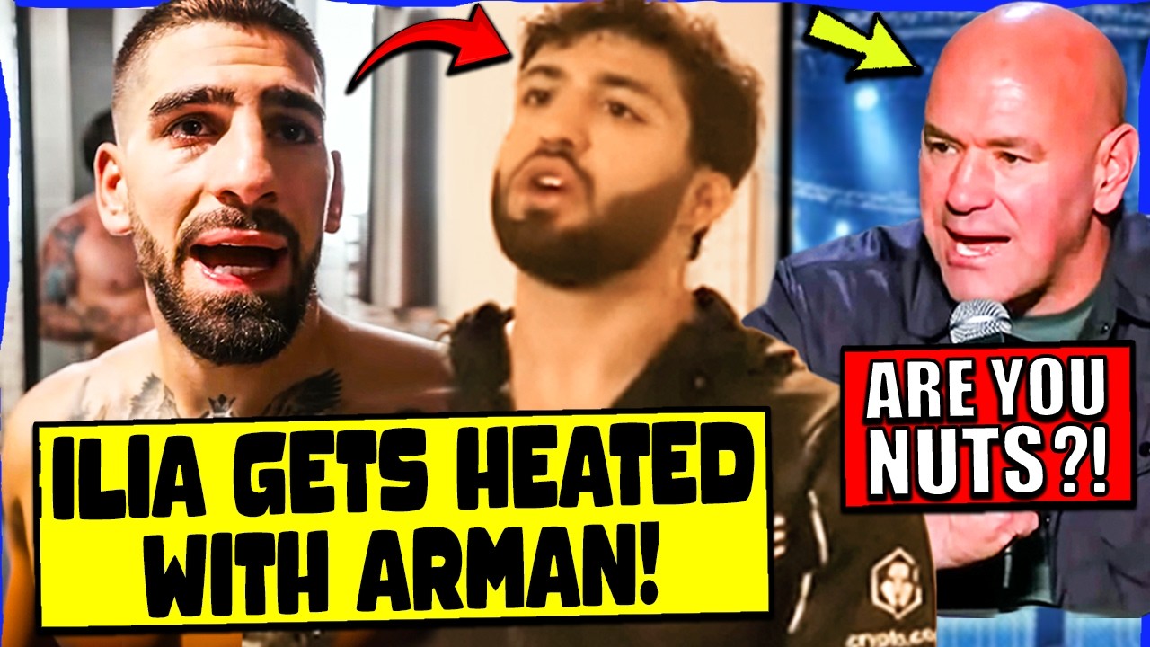Ilia Topuria Gets Into HEATED BACK AND FORTH with Arman Tsarukyan After Recent Comments, O'Malley