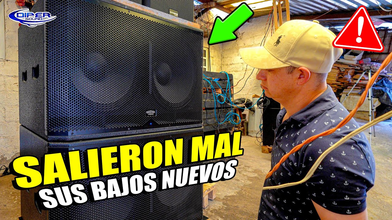 SE CANCELABA EL BAJO❗️POR DEFECTO DE LOS BAFLES PERO LO SOLUCIONAMOS!!!