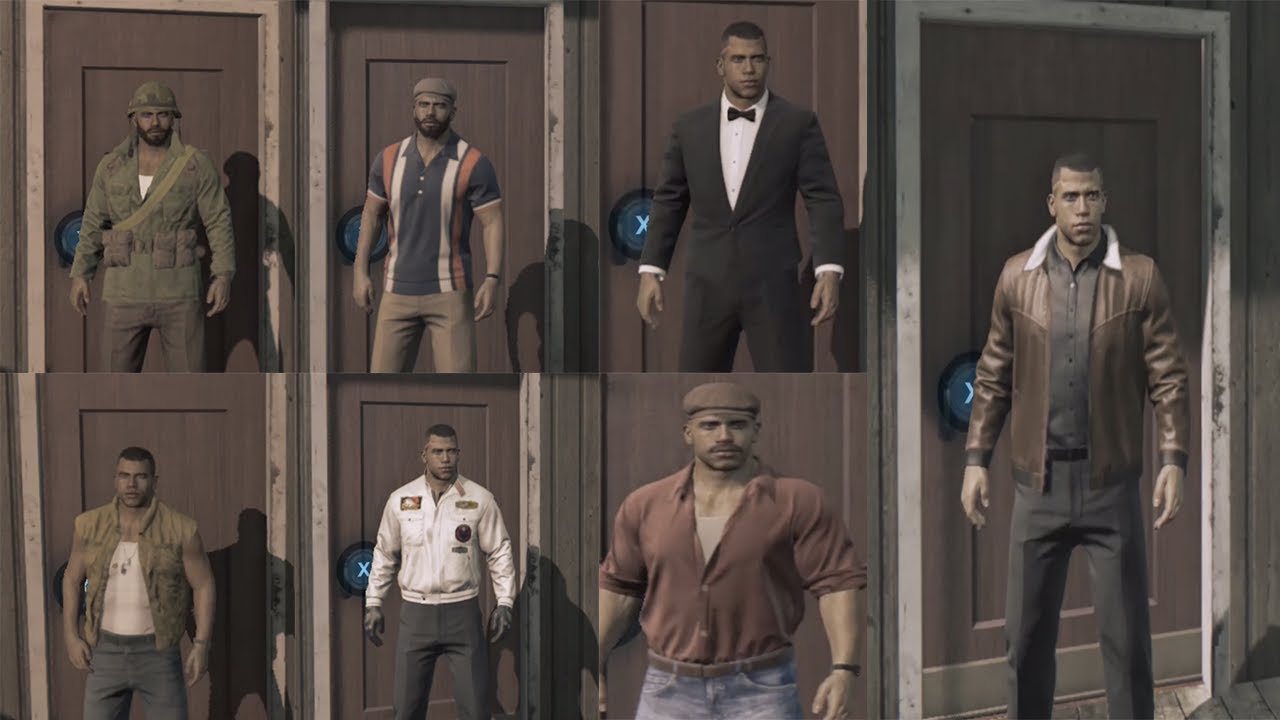 Mafia 3  Definitive Edition Lincoln Clay All Outfits | Vito's Outfit