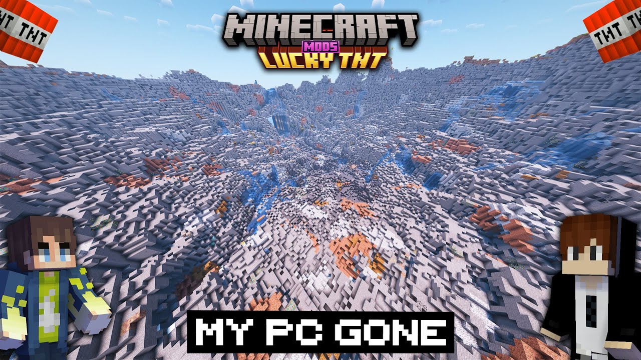 My PC Gone | Lucky TNT Mod With Maddy | Minecraft In Telugu | The Music Boy