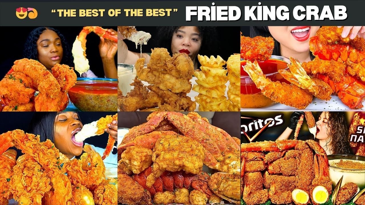 🤯🦞 Самые БЕЗУМНЫЕ жареные королевские крабы и лобстеры, которых вы только увидите! 🦀🔥 ЛУЧШЕЕ ИЗ Л...