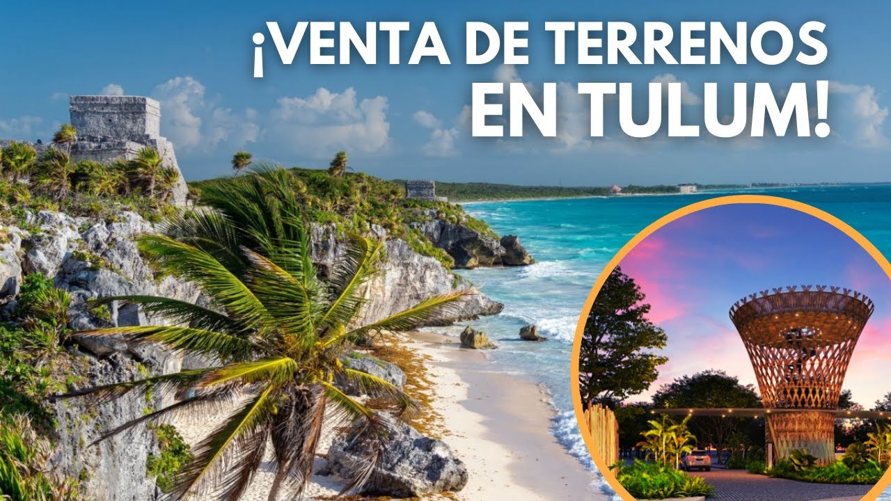 Venta de Terrenos en TULUM 🌴☀️🍹🏠 Un lugar paradisiaco cerca del mar