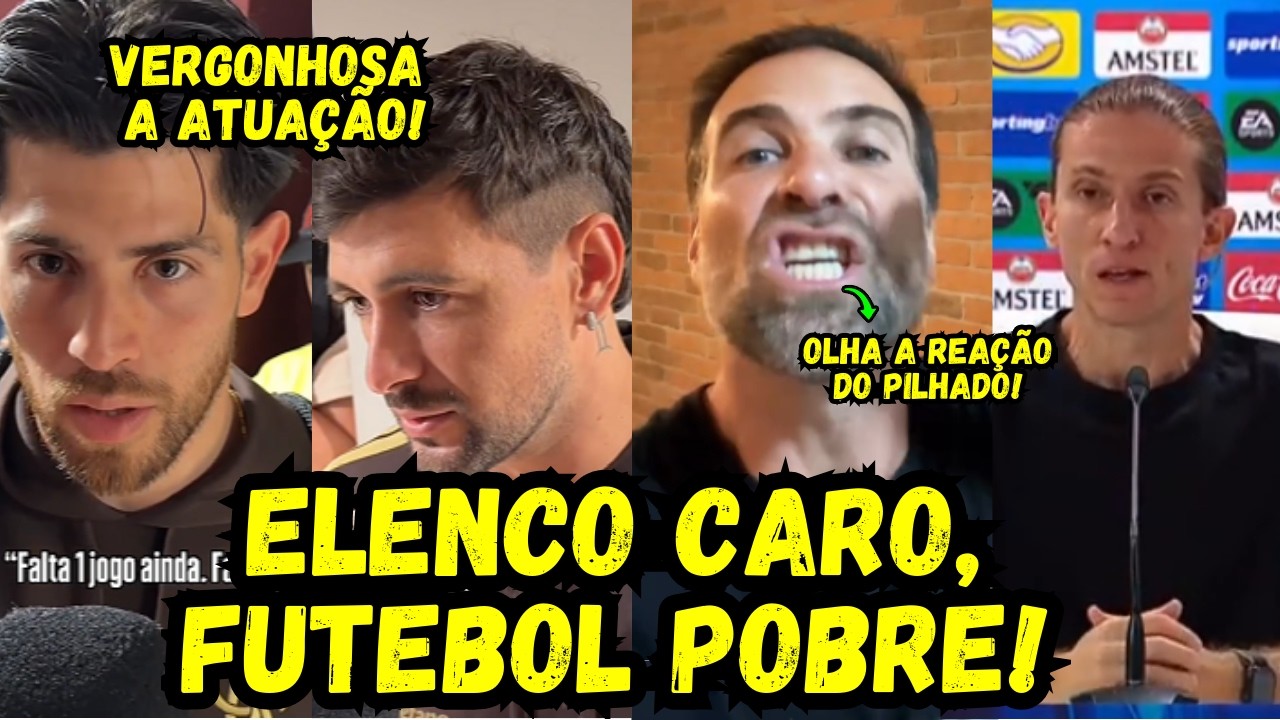 🚨 “VERGONHOSO!” PILHADO DETONA O FLAMENGO: ELENCO CARO, FUTEBOL POBRE! 😱