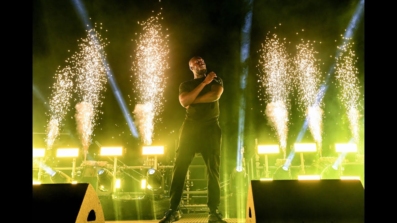 EE and Stormzy light up London Skyline to switch on the UK's first 5G network.