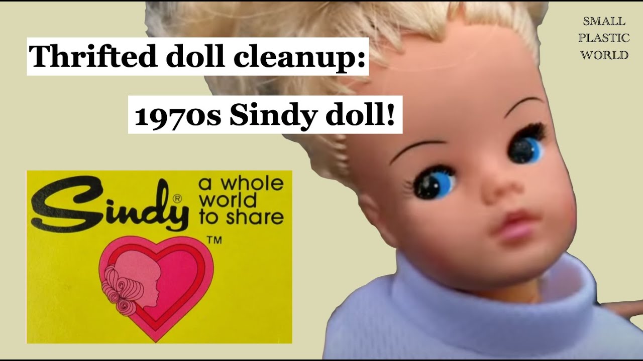 Thrifted doll cleanup: a 1970s Sindy doll!